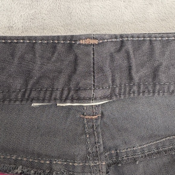 ATHLETA Women Frontier Jeans 30x31 Black Dark Denim Straight Leg Drawstrings - Picture 5 of 16